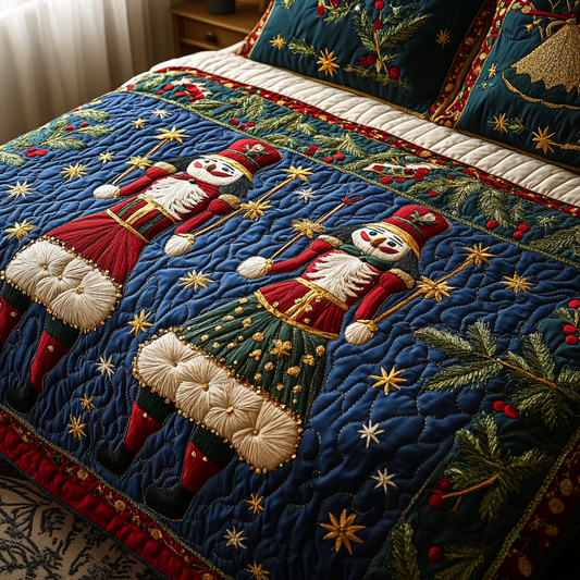 Christmas Nutcracker TAI181024188 Quilt Bedding Set