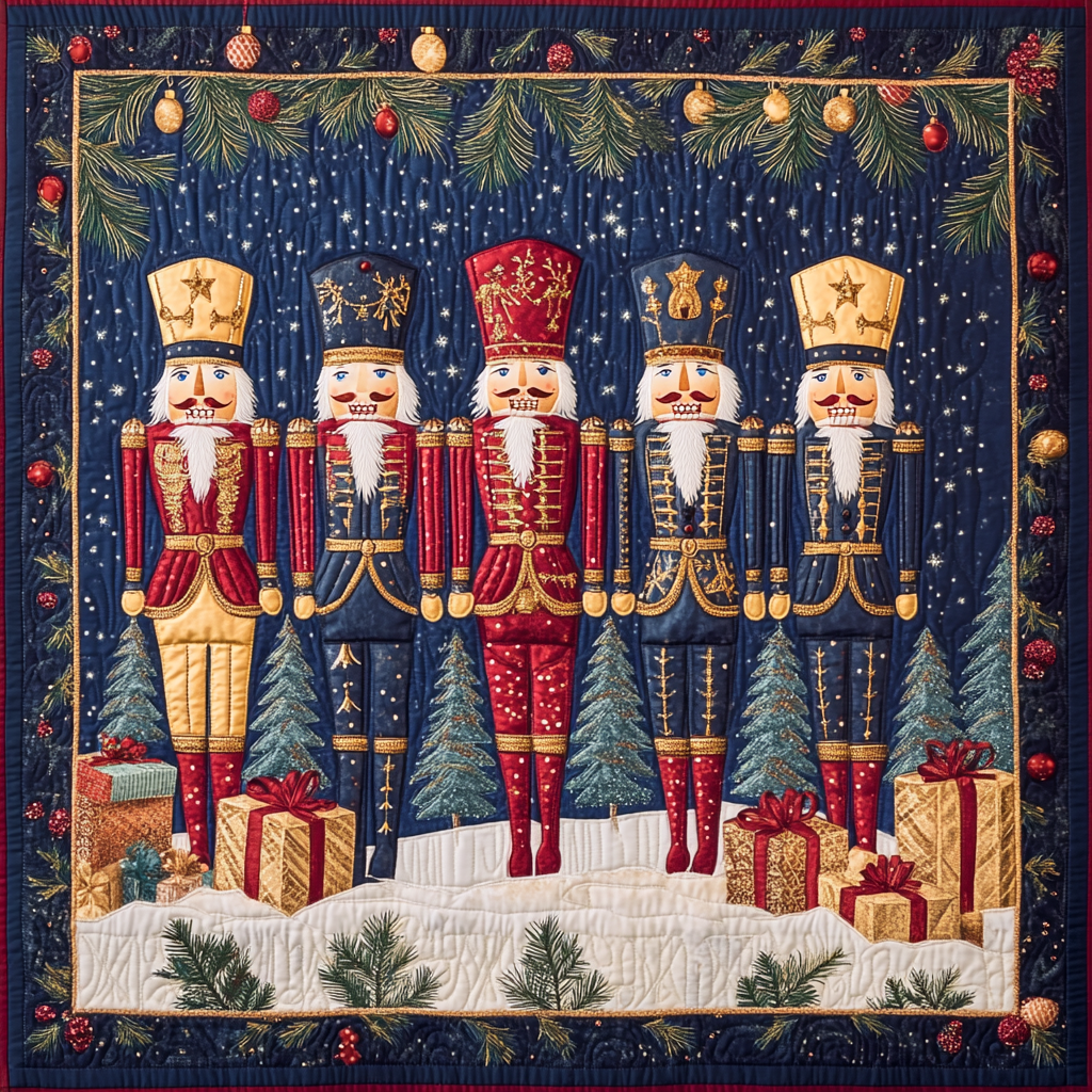 Christmas Nutcracker TAI101224240 Quilt Blanket