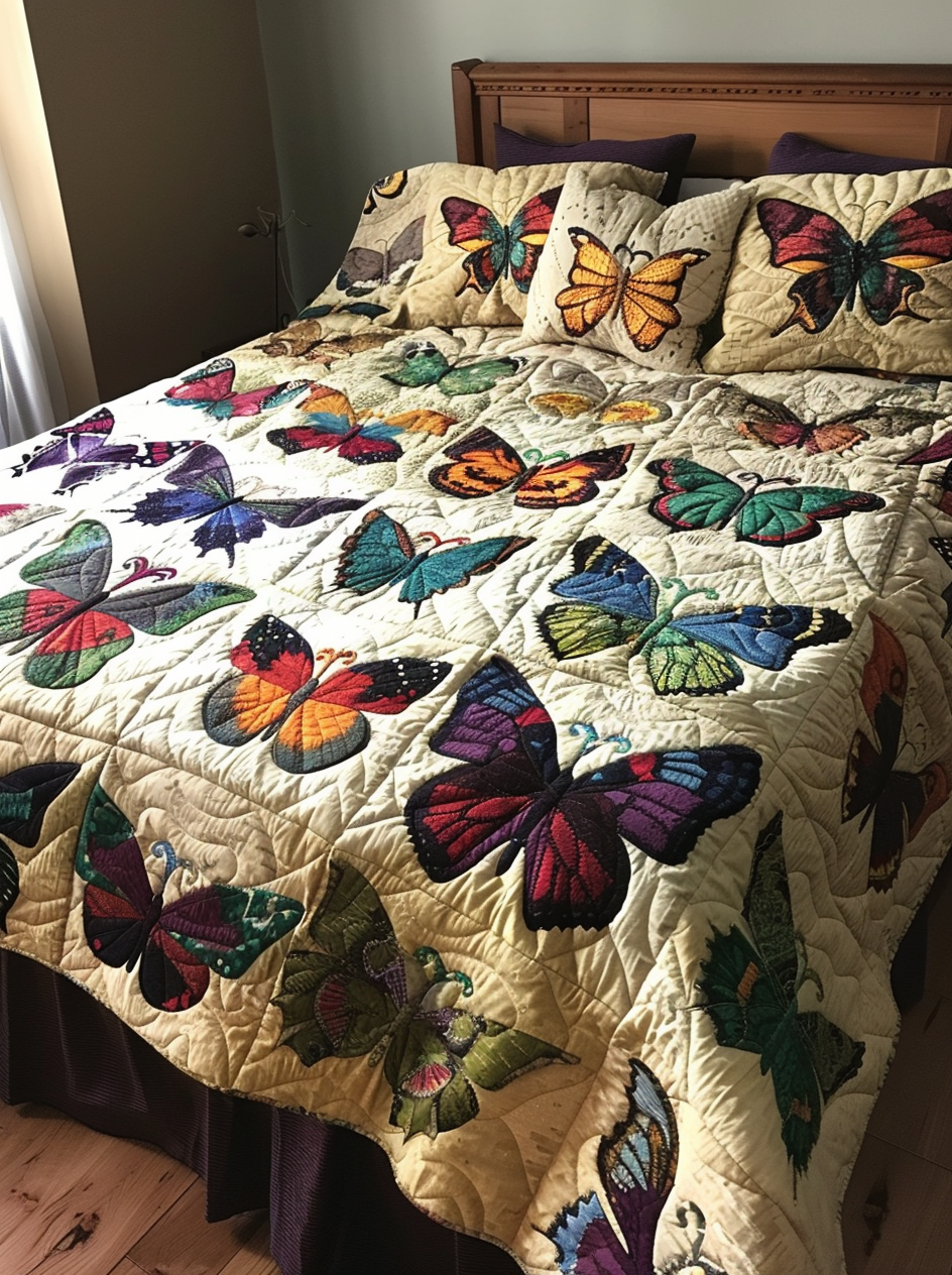 Butterfly TAI251124124 Quilt Bedding Set