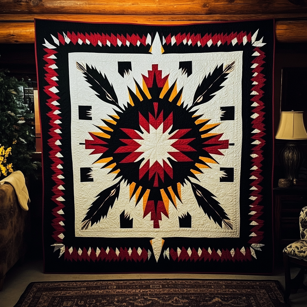 Native American TAI091024192 Quilt Blanket