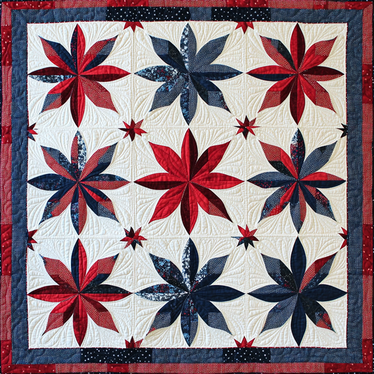 Patriotic Star DAI040225038 Quilt Blanket