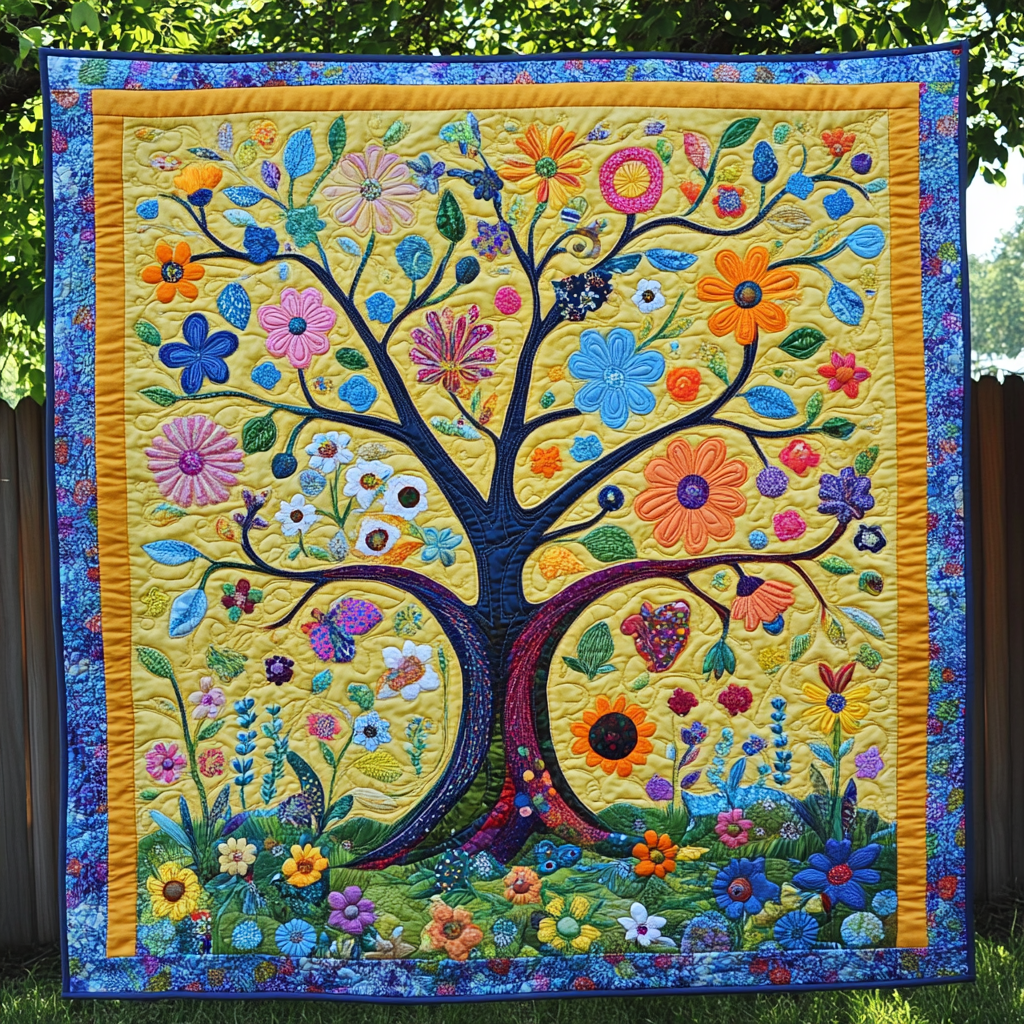Hippie Tree Of Life DAI110225067 Quilt Blanket