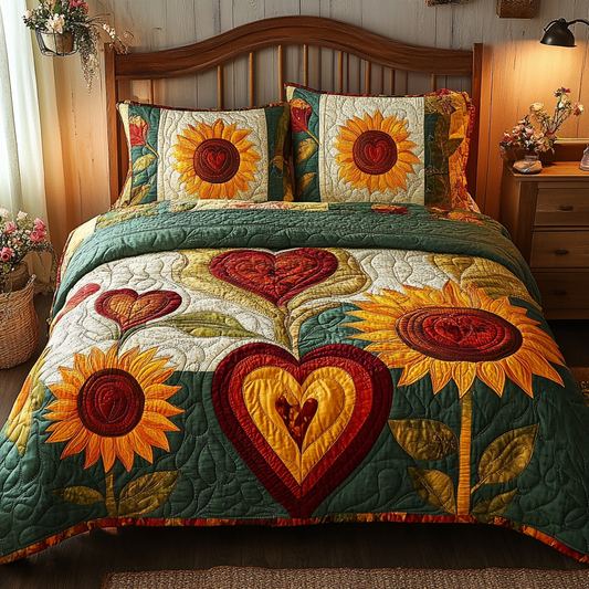 Sunflower DAI190824294 Quilt Bedding Set