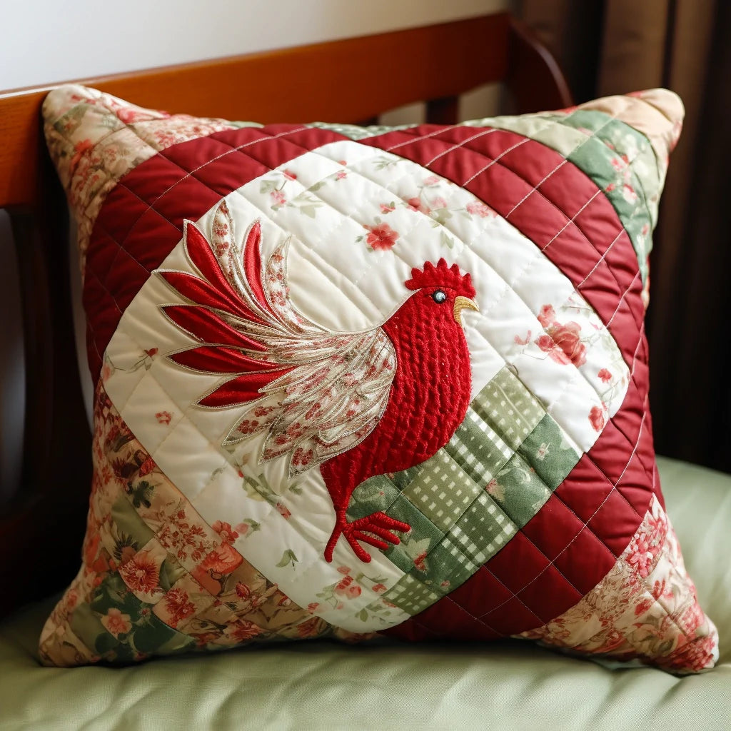 Chicken TAI020324247 Quilted Pillow Case