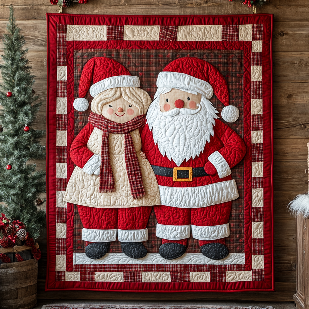 Mr And Mrs Claus DAI111124528 Quilt Blanket
