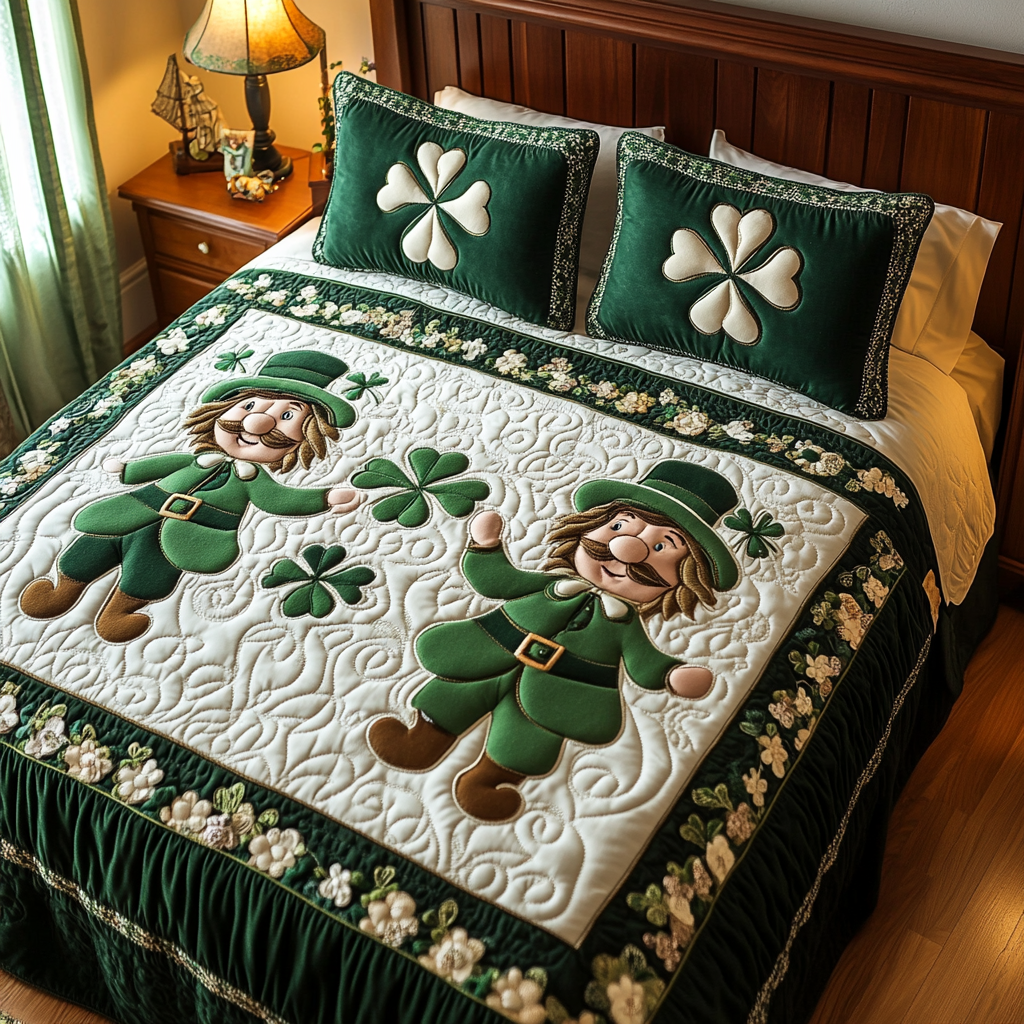 Irish Leprechaun DAI090125003 Quilt Bedding Set