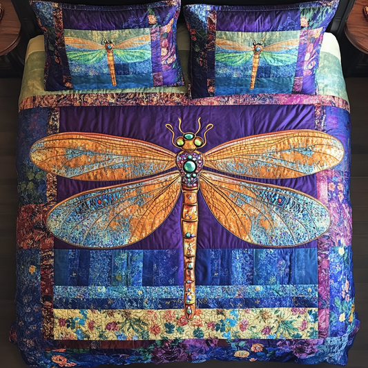 Dragonfly TAI181024317 Quilt Bedding Set