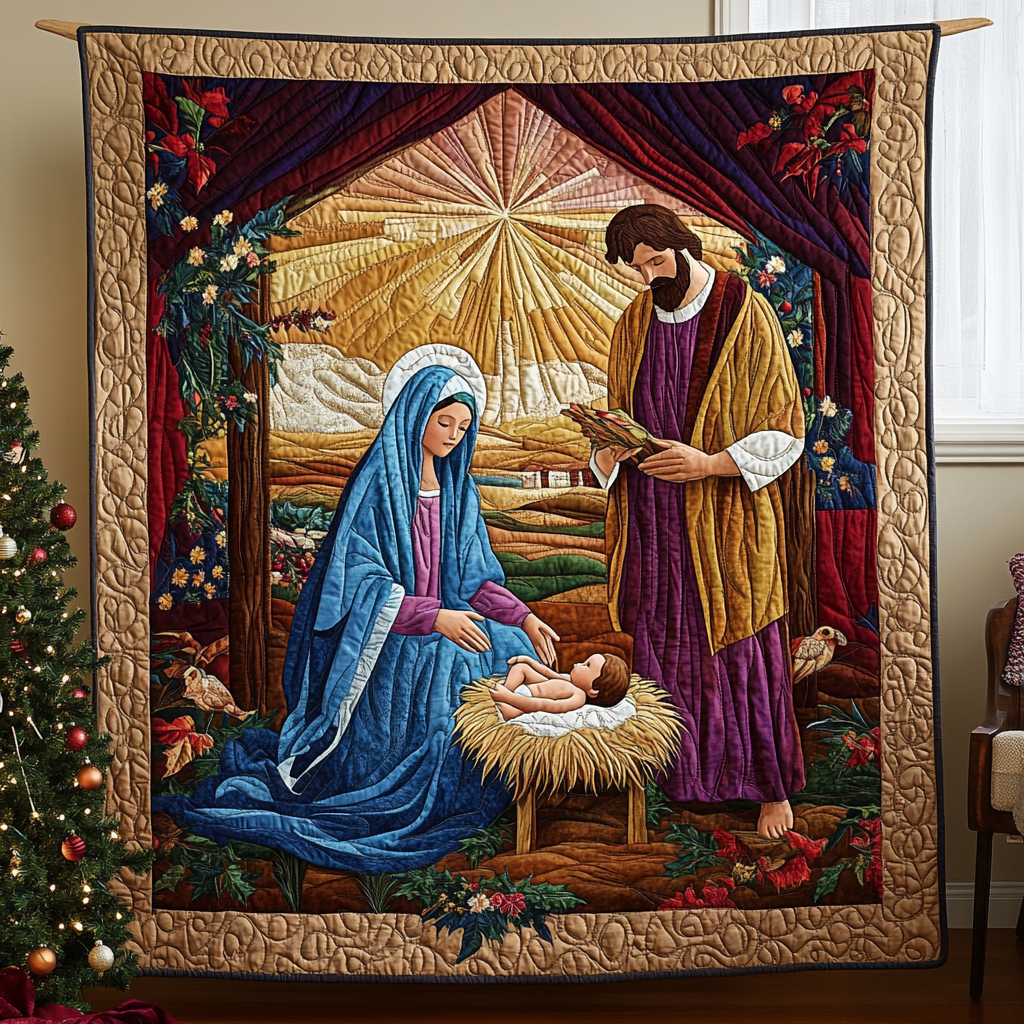 Nativity TAI021024007 Quilt Blanket