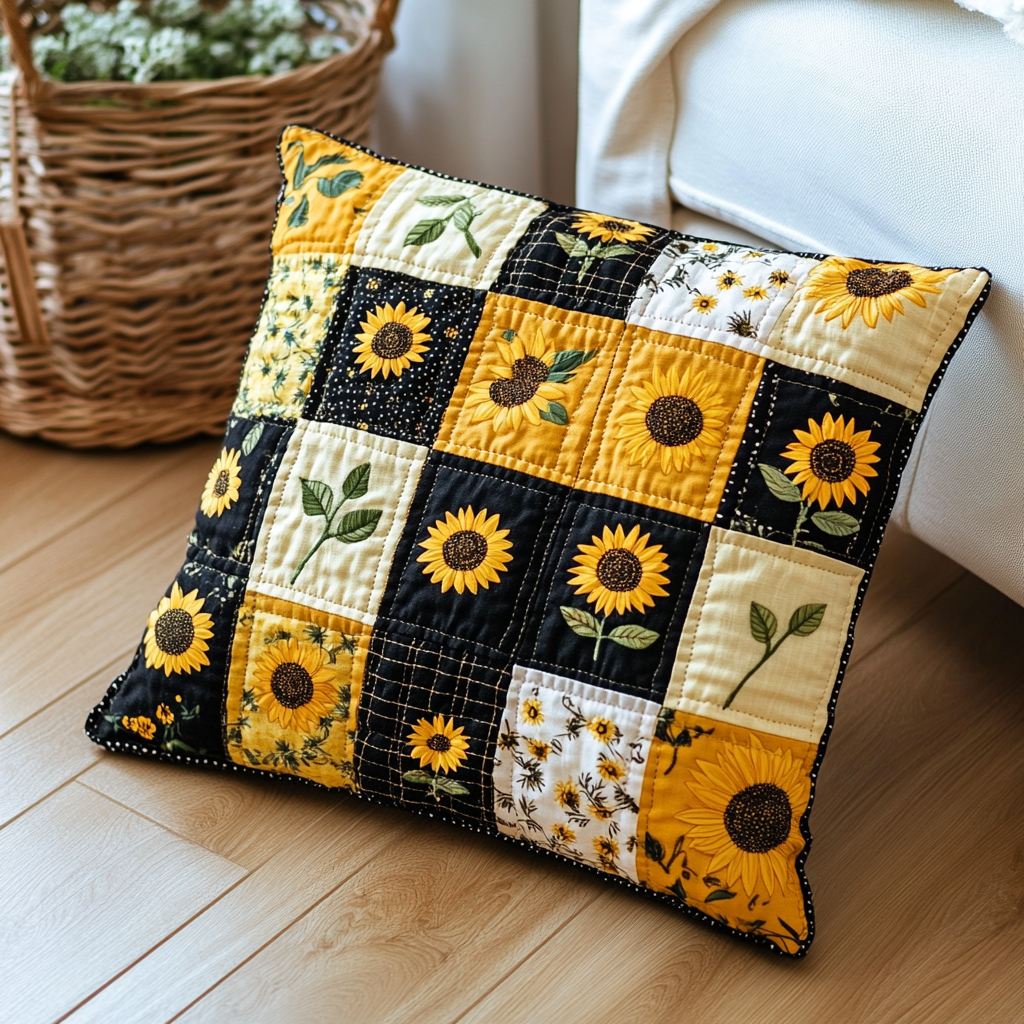 Sunflower TAI181024553 Quilted Pillow Case