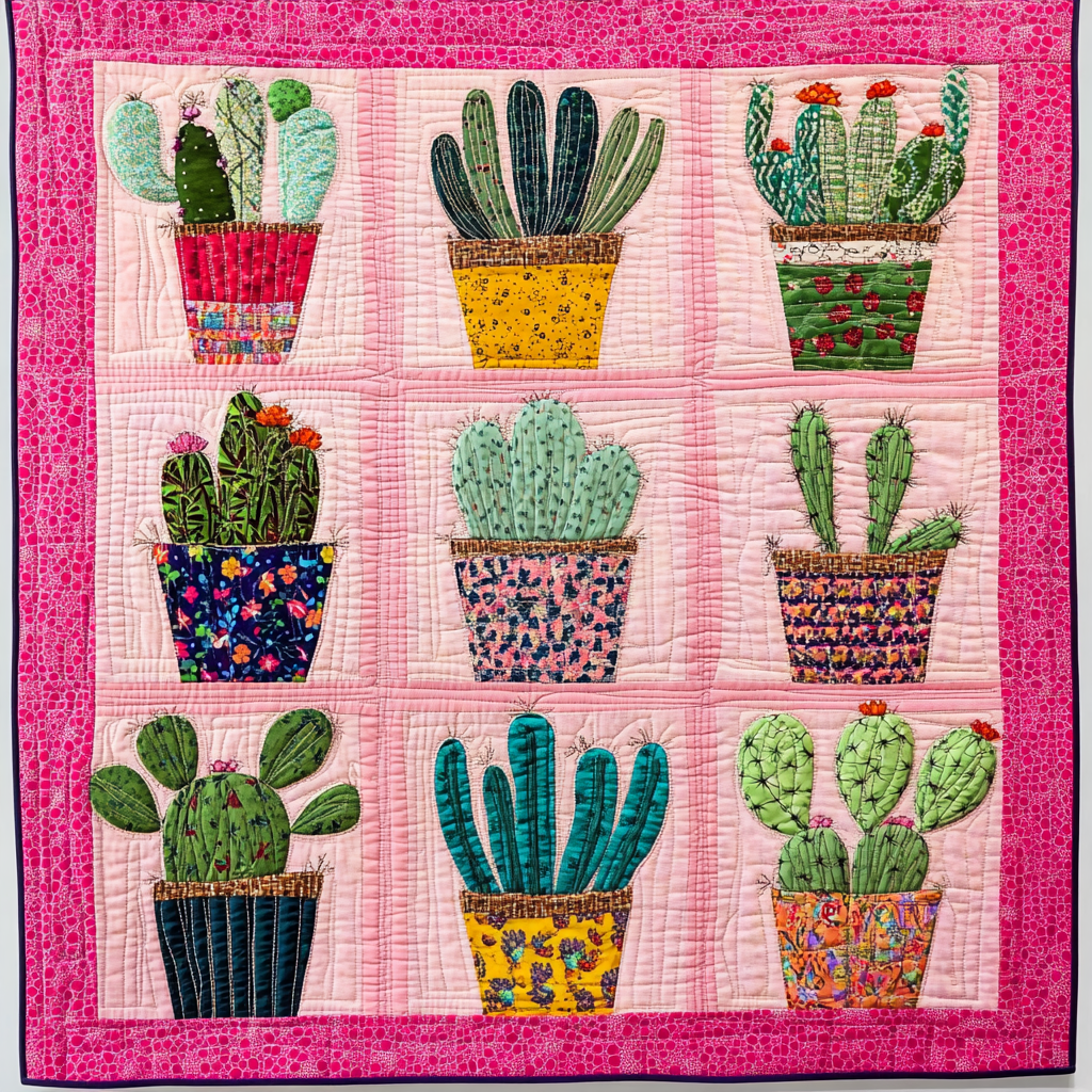 Cactus DAI010824106 Quilt Blanket