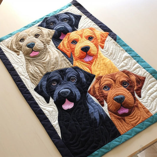 Dogs TAI060123156 Quilted Placemats