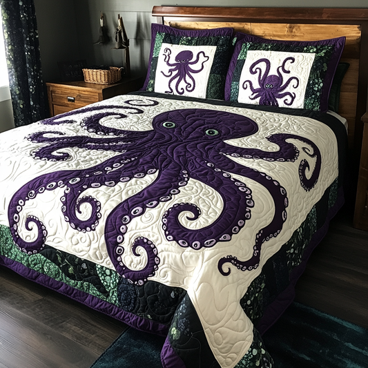 Octopus DAI150125225 Quilt Bedding Set