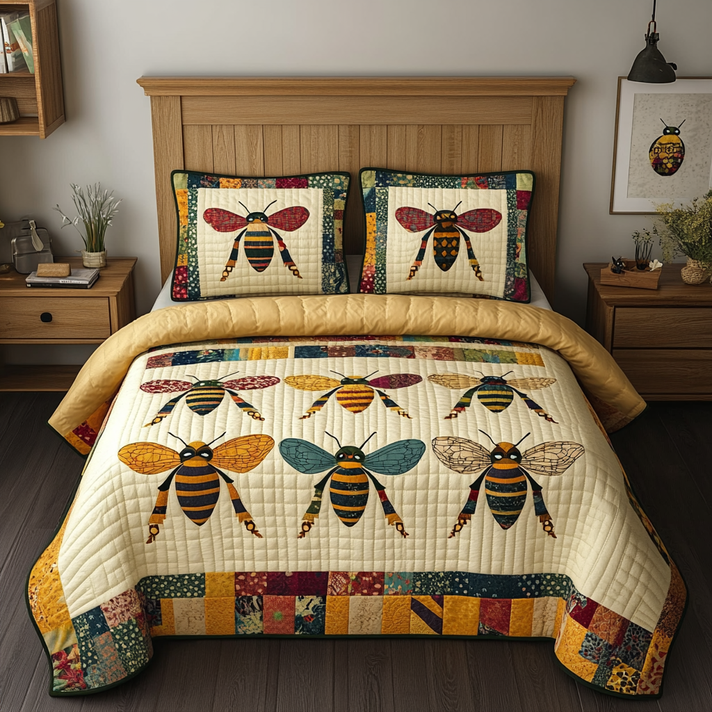 Bee DAI280824193 Quilt Bedding Set