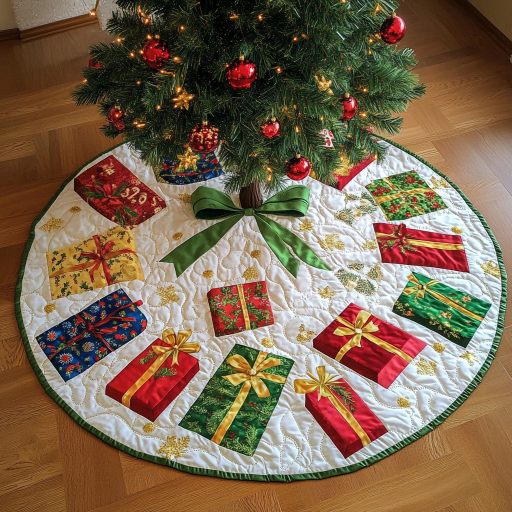 Christmas Gift TAI040924309 Quilted Tree Skirt