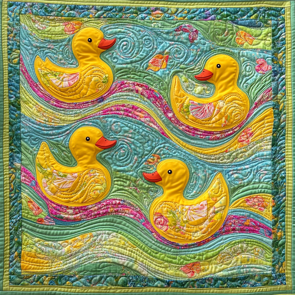 Duck DAI040225035 Quilt Blanket