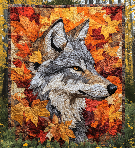 Autumn Wolf DAI150125013 Quilt Blanket