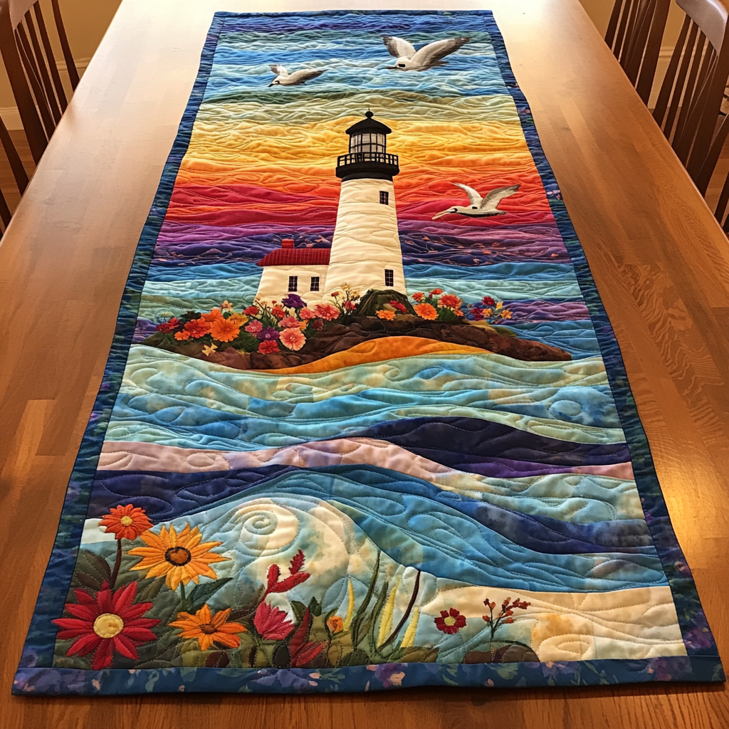 Lighthouse DAI110225363 Quilted Table Runner