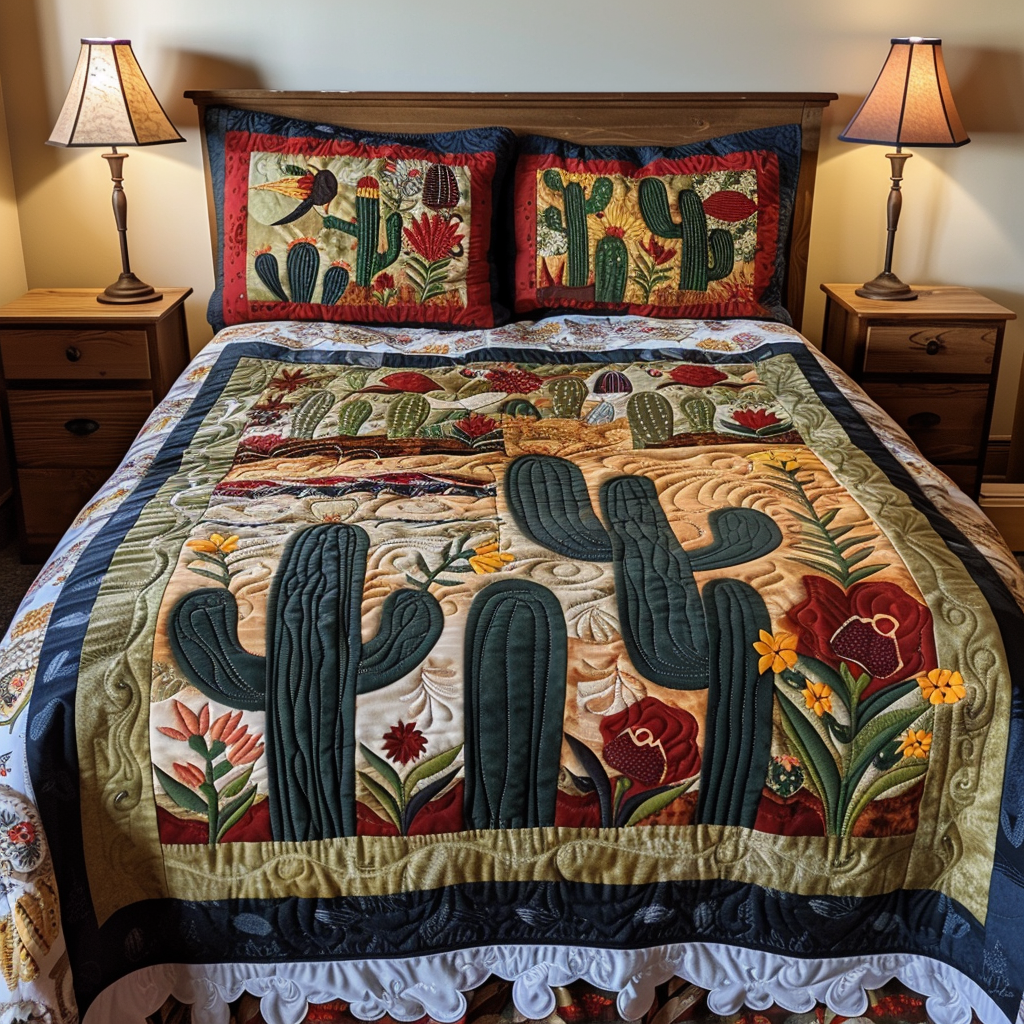 Cactus TAI040624092 Quilt Bedding Set