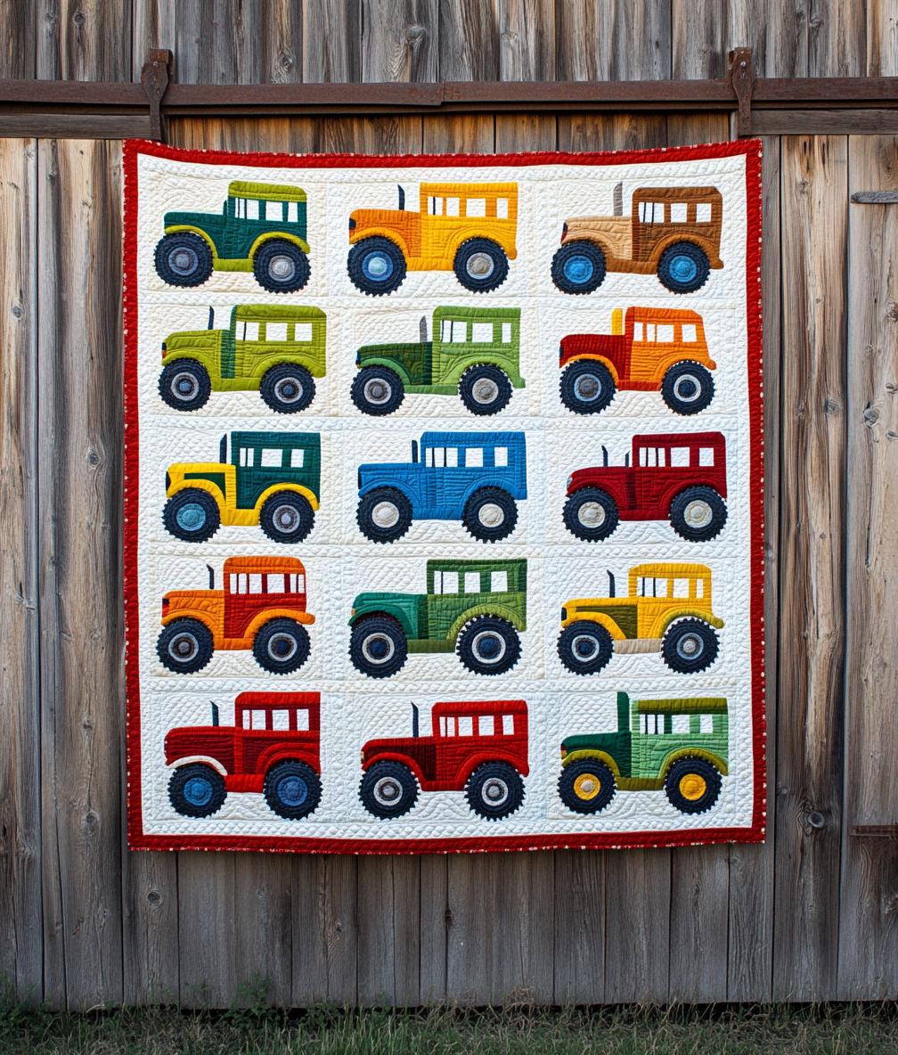 Farm Tractor DAI221024182 Quilt Blanket