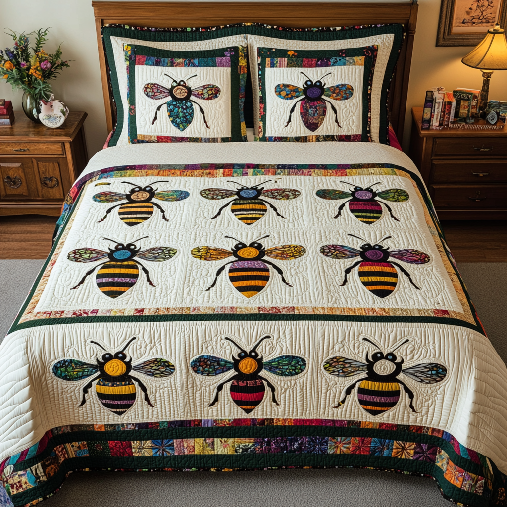 Bee DAI280824208 Quilt Bedding Set