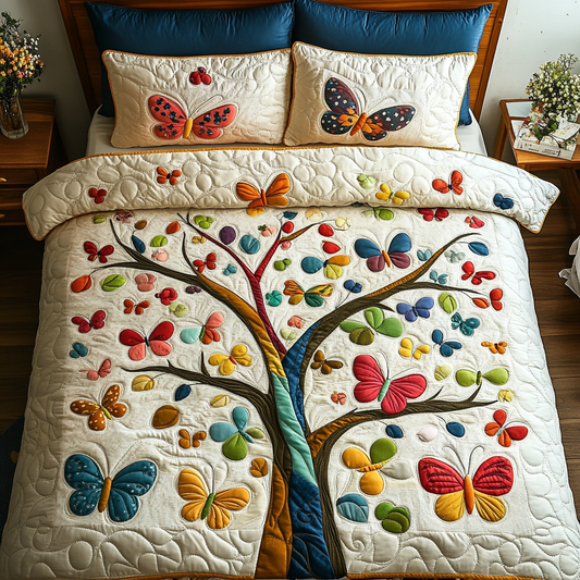 Butterfly Tree Of Life DAI150125254 Quilt Bedding Set