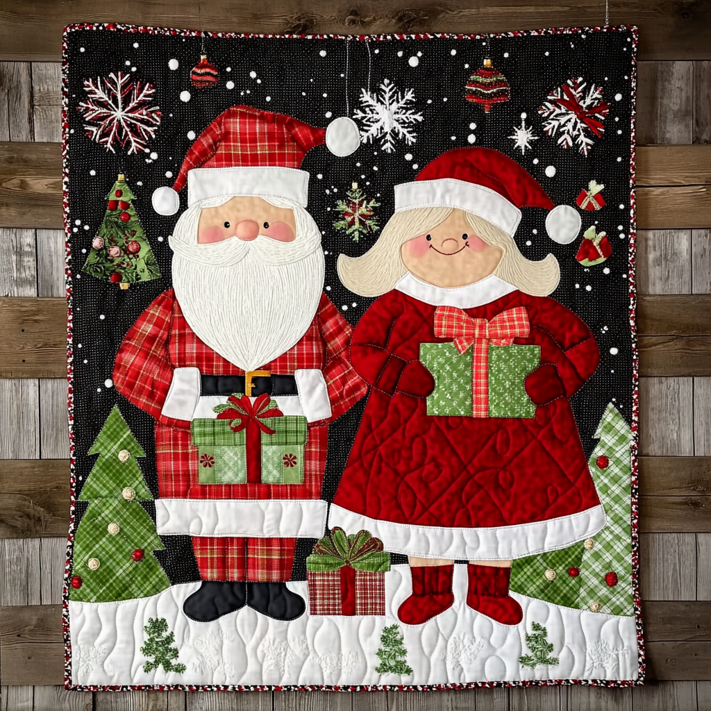 Mr And Mrs Claus DAI111124518 Quilt Blanket