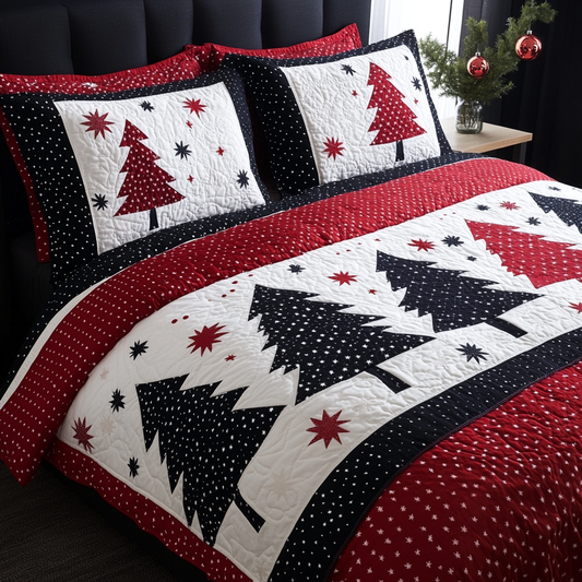 Christmas Tree TAI201124347 Quilt Bedding Set