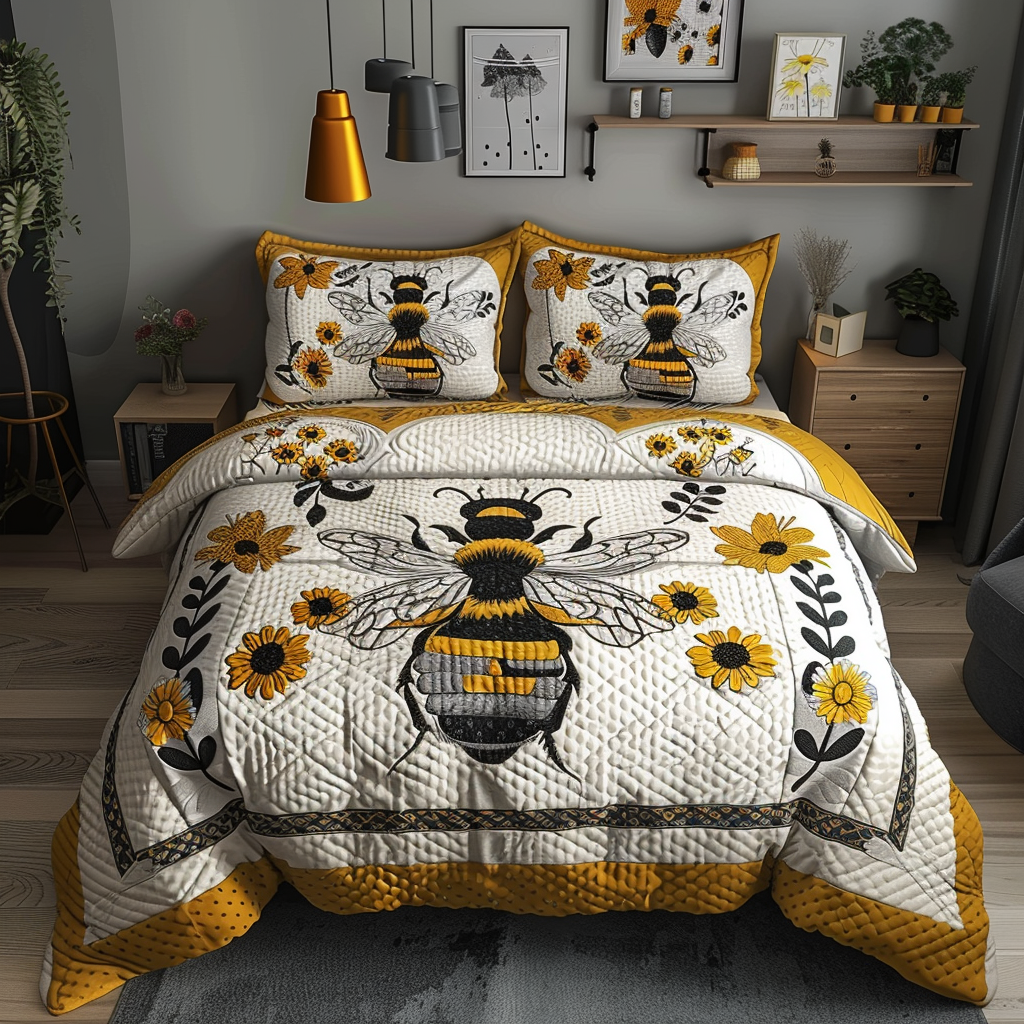 Bee TAI010824060 Quilt Bedding Set