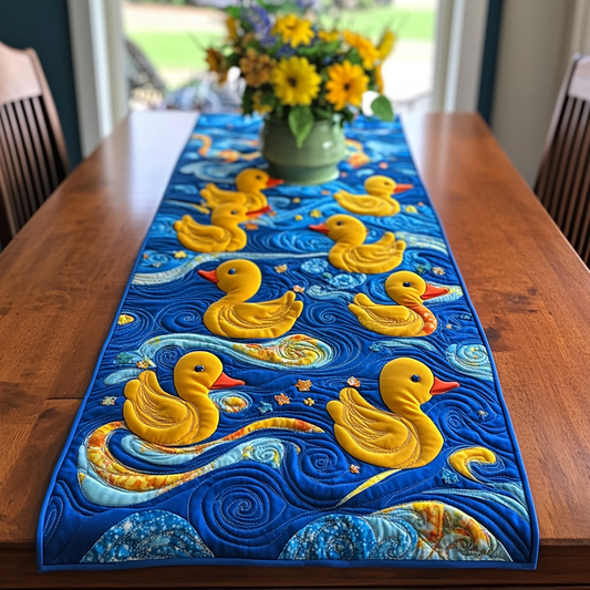 Duckling DAI040225429 Quilted Table Runner