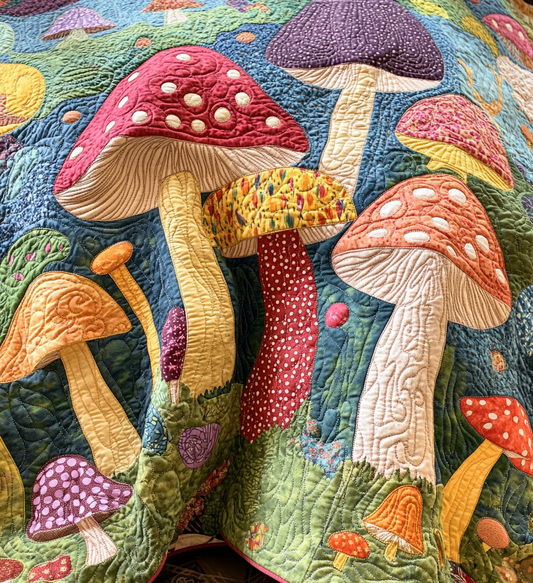 Mushroom DAI051224028 Quilt Blanket