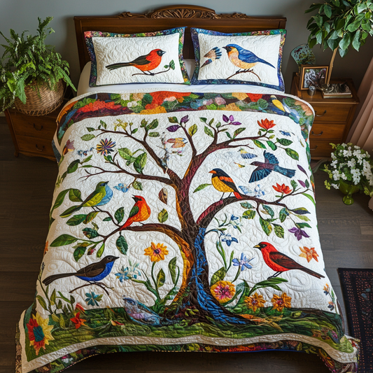 Bird Garden DAI040225295 Quilt Bedding Set