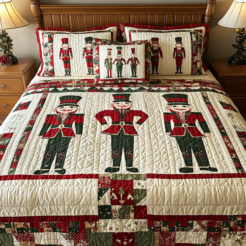 Nutcracker DAI190824253 Quilt Bedding Set