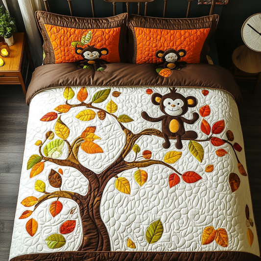 Monkey DAI150125210 Quilt Bedding Set