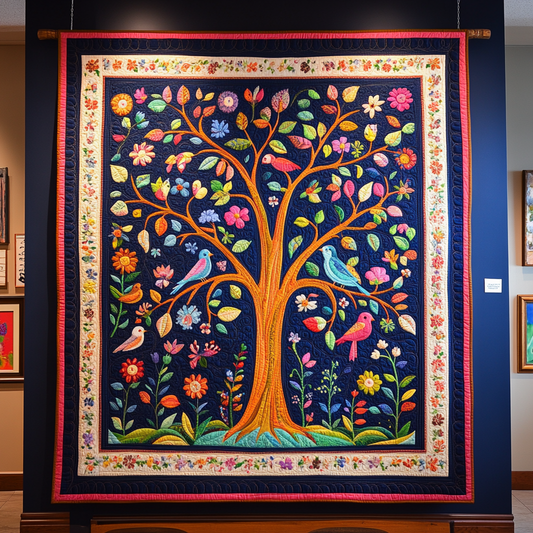 Bird Garden DAI040225112 Quilt Blanket