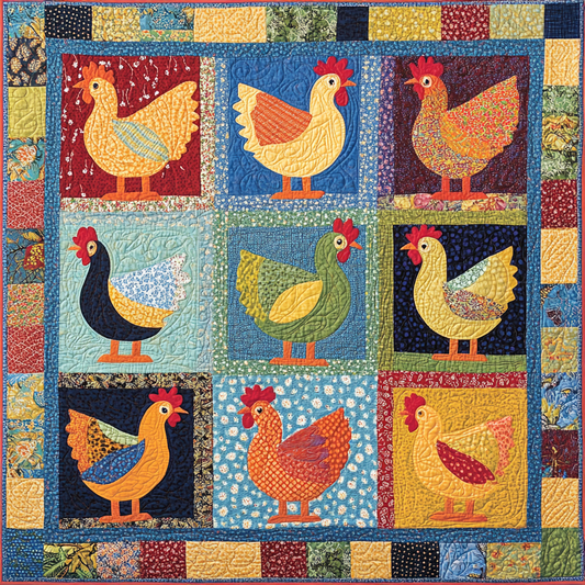 Chicken DAI190824183 Quilt Blanket