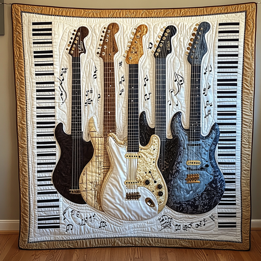 Guitar TAI091024001 Quilt Blanket