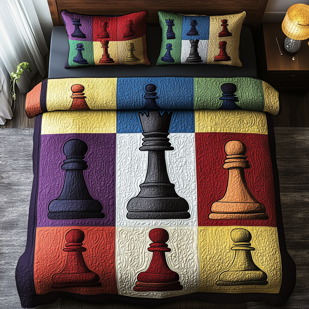 Chess DAI301224253 Quilt Bedding Set