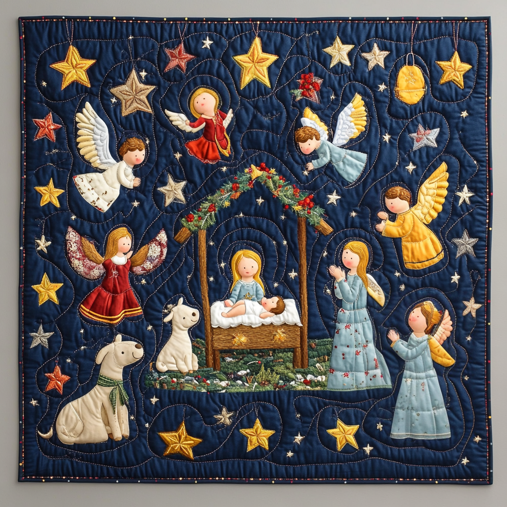 Nativity Scene DAI201124425 Quilt Blanket