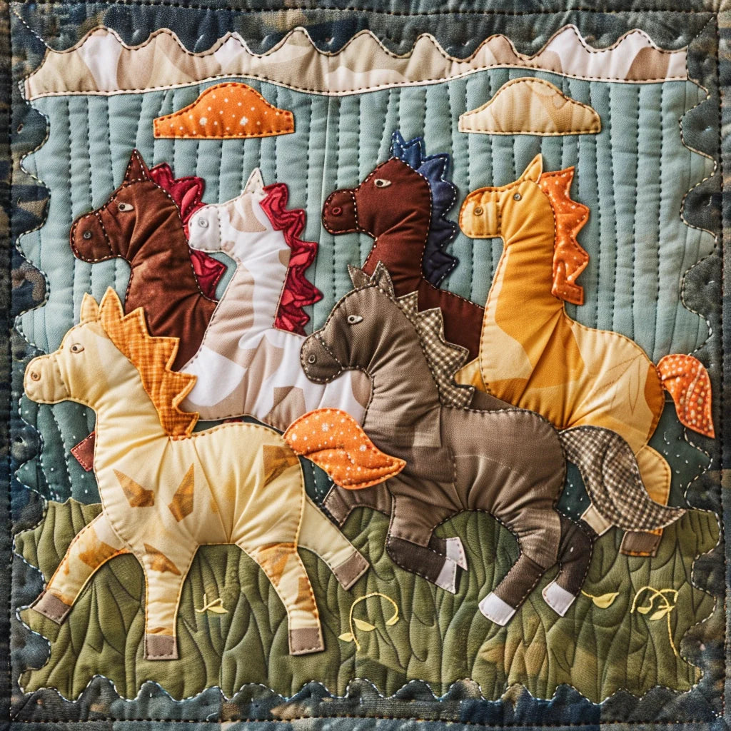 Horse TAI060324206 Quilted Placemats