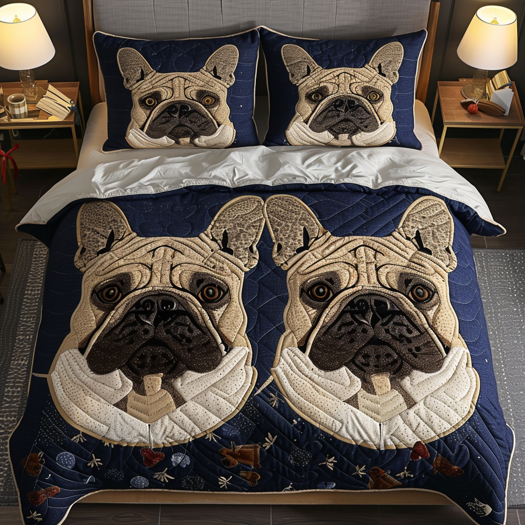 French Bulldog TAI040624078 Quilt Bedding Set