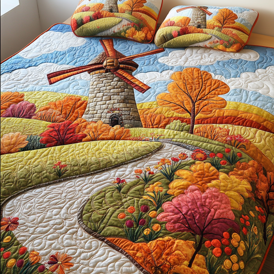 Windmill Field DAI150125285 Quilt Bedding Set