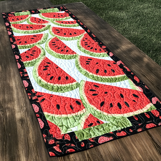 Watermelon DAI040225504 Quilted Table Runner
