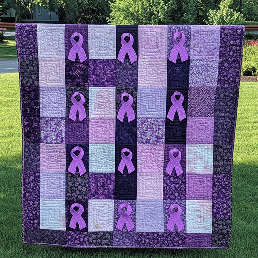 Breast Cancer Ribbon DAI040225025 Quilt Blanket