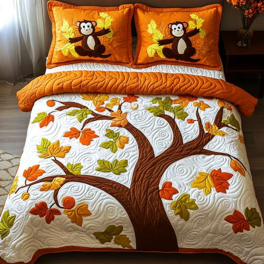 Monkey Tree DAI150125212 Quilt Bedding Set