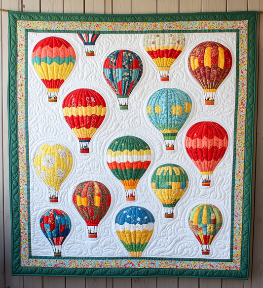 Hot Air Balloon DAI231124034 Quilt Blanket
