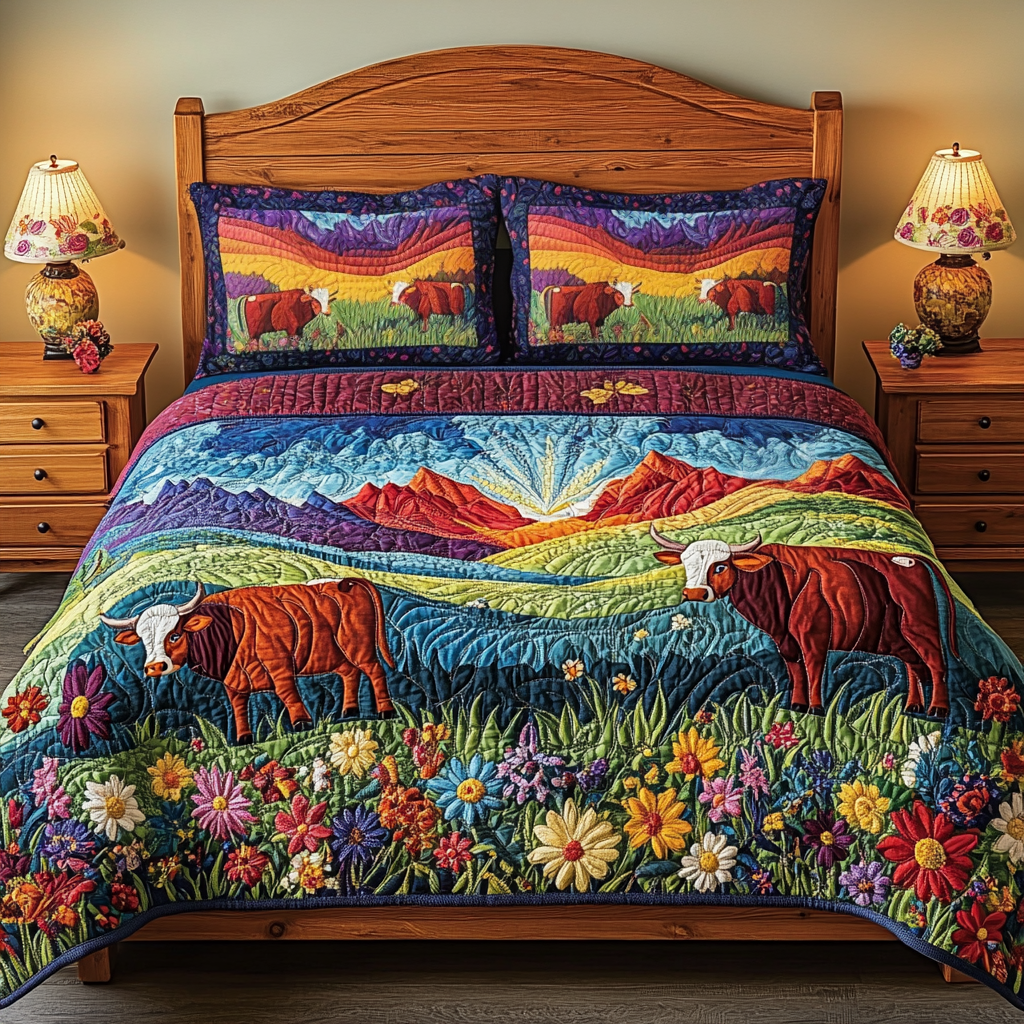 Highland DAI150125240 Quilt Bedding Set