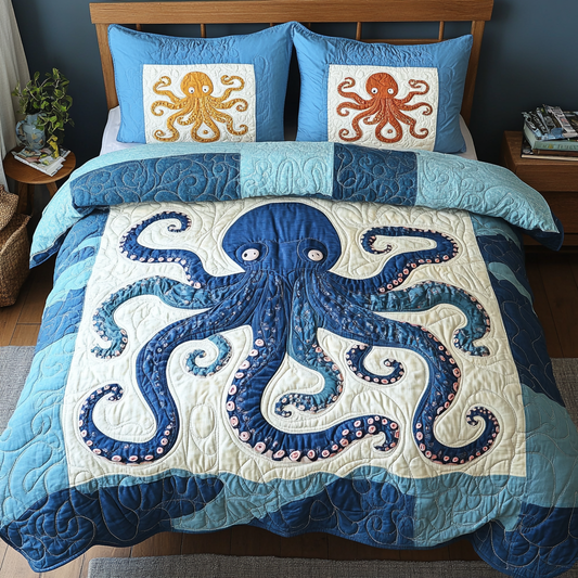 Octopus DAI150125226 Quilt Bedding Set