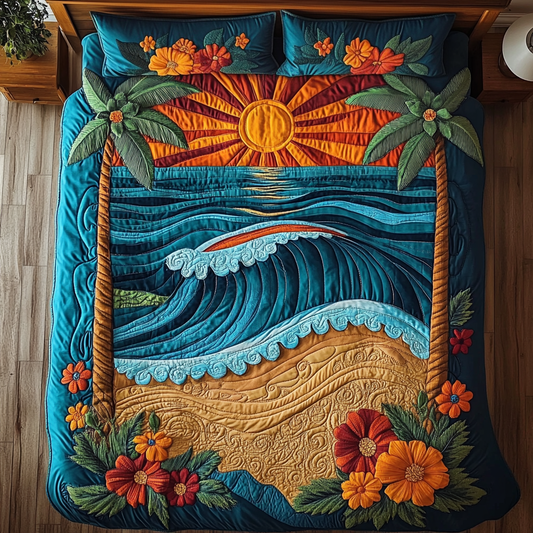 Sunset Beach DAI090125025 Quilt Bedding Set