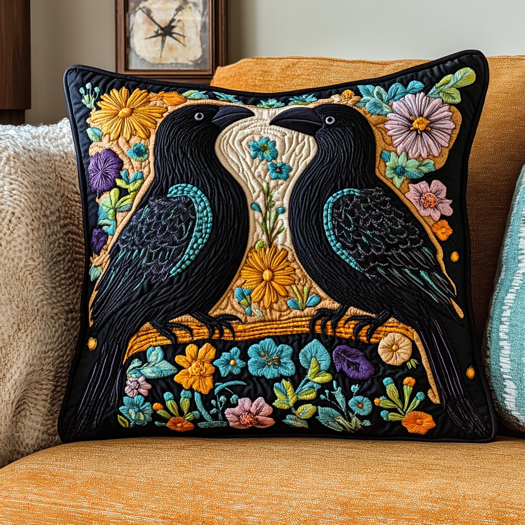 Raven DAI040225397 Quilted Pillow Case