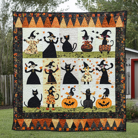 Halloween Witches TAI040924287 Quilt Blanket